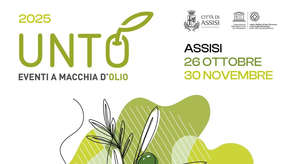 Ad Assisi l’olio d’oliva al centro di Unto Unesco, tra natura e territorio