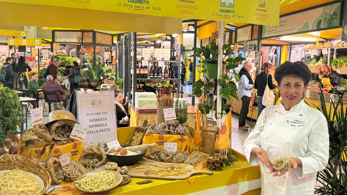 Coldiretti: raddoppiano i pacchi di pasta realizzati con grano 100% italiano