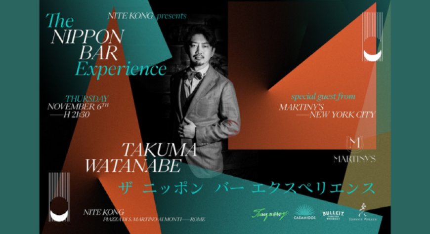 Il Nippon Bar Experience al Nite Kong: il bartending giapponese in scena a Roma