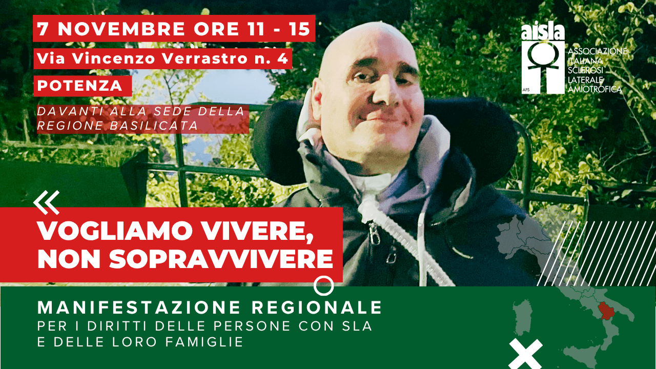 Malattie rare, Aisla: “La mancanza del Fondo Sla in Basilicata crea isolamento”